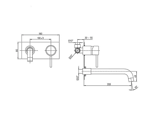 Заказать Смеситель для раковины Paini Cox 78PJ208P Золото в магазине сантехники Santeh-Crystal.ru