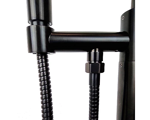 Приобрести Смеситель для ванны Paini Cox 78PZ136LM Черный матовый в магазине сантехники Santeh-Crystal.ru