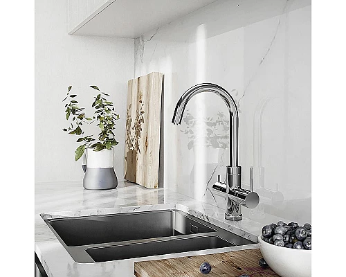 Приобрести Смеситель для кухни Paini Cox 78CR6433VL2KM Хром в магазине сантехники Santeh-Crystal.ru