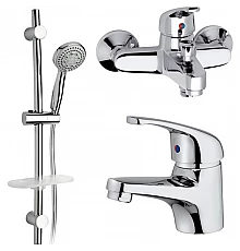 Комплект смесителей Paini Creta 42CRKIT3 Хром