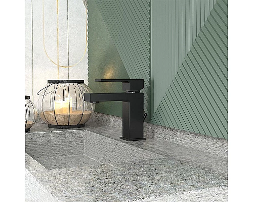 Заказать Смеситель для раковины Paini Dax-R 84PZ211R Черный матовый в магазине сантехники Santeh-Crystal.ru