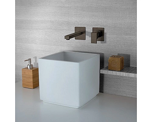 Купить Смеситель для раковины Paini Dax-R 84PZ208RQ Черный матовый в магазине сантехники Santeh-Crystal.ru