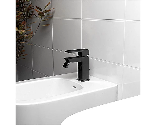 Купить Смеситель для биде Paini Dax-R 84PZ306R Черный матовый в магазине сантехники Santeh-Crystal.ru