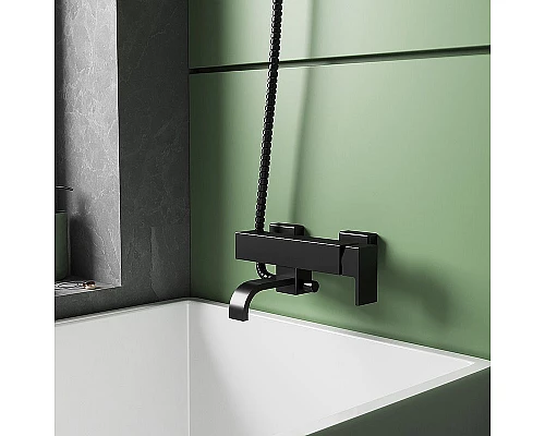 Заказать Смеситель для ванны Paini Dax-R 84PZ100R Черный матовый в магазине сантехники Santeh-Crystal.ru