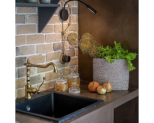 Приобрести Смеситель для кухни Paini Duomo 88F3572KM Старая бронза в магазине сантехники Santeh-Crystal.ru