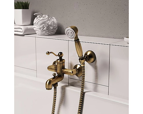 Купить Смеситель для ванны Paini Duomo 88F3105KM Старая бронза в магазине сантехники Santeh-Crystal.ru
