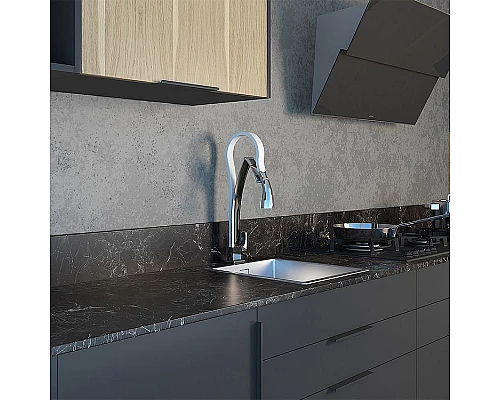 Приобрести Смеситель для кухни Paini Hybrid HKCR557BYTKKM Белый Хром в магазине сантехники Santeh-Crystal.ru