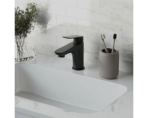 Приобрести Смеситель для раковины Paini Laguna LAYO205 Черный матовый в магазине сантехники Santeh-Crystal.ru