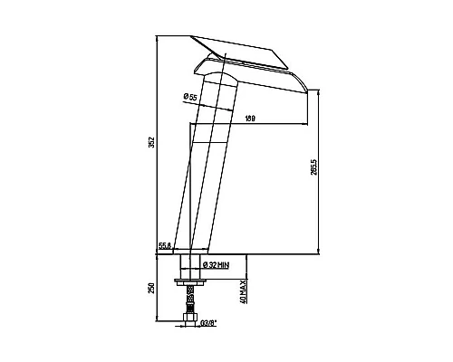 Приобрести Смеситель для раковины Paini Morgana 73CR205VRLL Хром в магазине сантехники Santeh-Crystal.ru