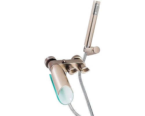 Приобрести Смеситель для ванны Paini Morgana 73PW105VR Никель Стекло в магазине сантехники Santeh-Crystal.ru