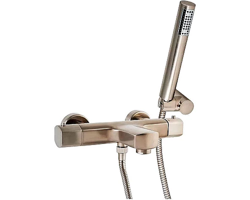 Приобрести Смеситель для ванны Paini Ovo 86PW105TH с термостатом Никель в магазине сантехники Santeh-Crystal.ru
