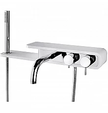 Смеситель для ванны Paini Pad PDCR100B0 Хром Белый