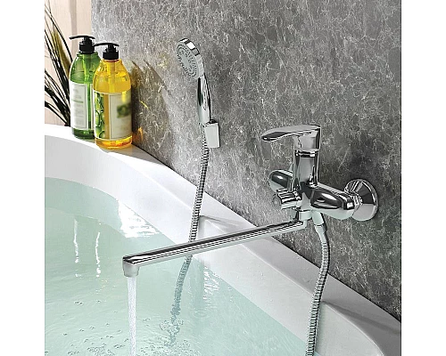 Заказать Смеситель для ванны Paini Palermo PACR119KM универсальный Хром в магазине сантехники Santeh-Crystal.ru