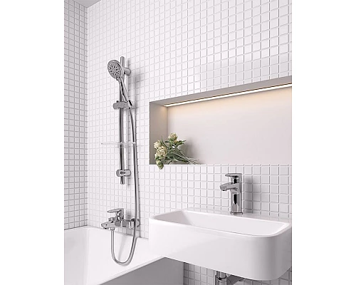 Купить Комплект смесителей Paini Parallel 47CRKIT3 Хром в магазине сантехники Santeh-Crystal.ru