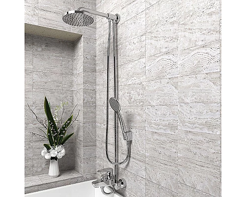 Заказать Смеситель для ванны Paini Parallel 47CR111LMKM Хром в магазине сантехники Santeh-Crystal.ru