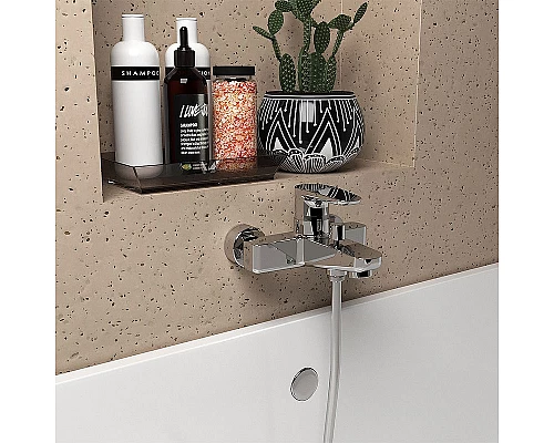 Заказать Смеситель для ванны Paini Parallel 47CR111LMKM Хром в магазине сантехники Santeh-Crystal.ru