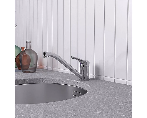 Купить Смеситель для кухни Paini Pilot 04CR573 Хром в магазине сантехники Santeh-Crystal.ru