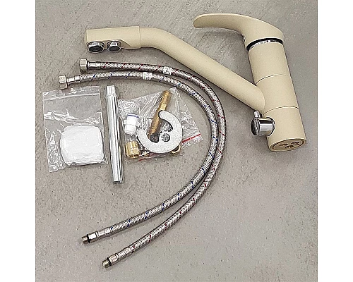 Заказать Смеситель для кухни Paini Pilot 04AV543KM Бежевый гранит в магазине сантехники Santeh-Crystal.ru