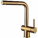 Смеситель для кухни Paulmark Dosse Do214418-BG Брашированное золото