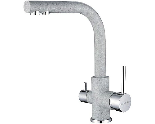 Купить Смеситель для кухни Paulmark Essen Es213011-310 Серый в магазине сантехники Santeh-Crystal.ru