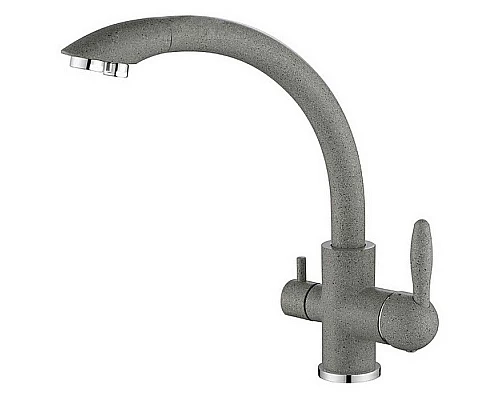Заказать Смеситель для кухни Paulmark Essen Es213001-310 Серый в магазине сантехники Santeh-Crystal.ru