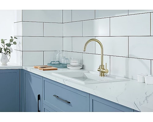 Приобрести Смеситель для кухни Paulmark Essen Es213211-BR Бронза в магазине сантехники Santeh-Crystal.ru