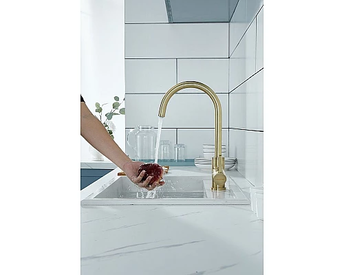 Приобрести Смеситель для кухни Paulmark Essen Es213211-BR Бронза в магазине сантехники Santeh-Crystal.ru