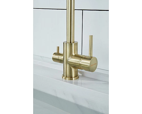 Приобрести Смеситель для кухни Paulmark Essen Es213211-BR Бронза в магазине сантехники Santeh-Crystal.ru