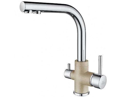 Приобрести Смеситель для кухни Paulmark Essen Es213011-QUCR Кварц Хром в магазине сантехники Santeh-Crystal.ru