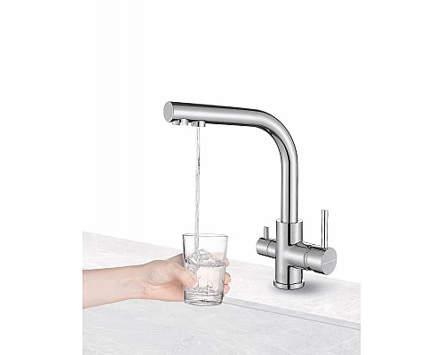 Купить Смеситель для кухни Paulmark Essen Es213011-CR Хром в магазине сантехники Santeh-Crystal.ru