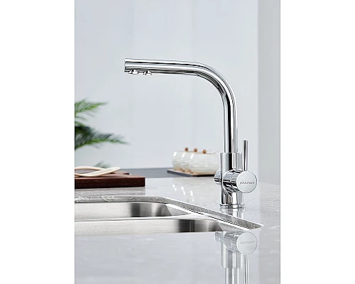 Купить Смеситель для кухни Paulmark Essen Es213011-CR Хром в магазине сантехники Santeh-Crystal.ru