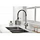 Заказать Смеситель для кухни Paulmark Gravity Gr213188-NI Никель Черный в магазине сантехники Santeh-Crystal.ru
