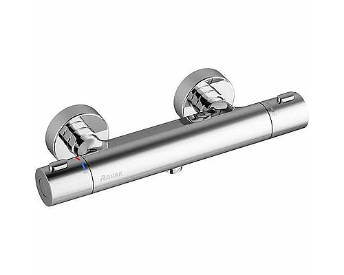 Заказать Смеситель для душа Ravak Termo 300 TE 033.00/150 X070096 с термостатом Хром в магазине сантехники Santeh-Crystal.ru