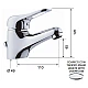 Приобрести Смеситель для раковины Remer Kiss K10 Хром в магазине сантехники Santeh-Crystal.ru