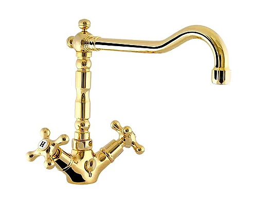 Заказать Смеситель для раковины Remer Liberty 13ALIDO Золото в магазине сантехники Santeh-Crystal.ru