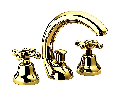 Заказать Смеситель для раковины Remer Liberty 11CLIDO Золото в магазине сантехники Santeh-Crystal.ru