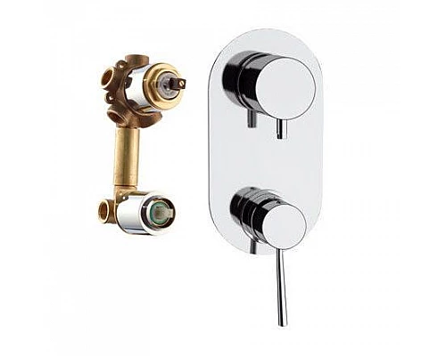 Купить Смеситель для ванны Remer Minimal N94 Хром в магазине сантехники Santeh-Crystal.ru