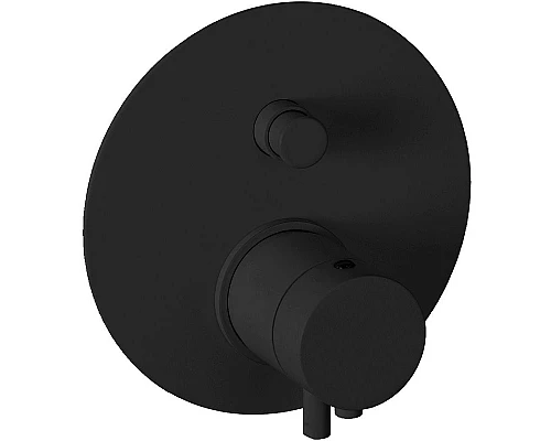 Приобрести Смеситель для душа Remer Minimal Thermo NT09KBNO с термостатом Черный матовый в магазине сантехники Santeh-Crystal.ru