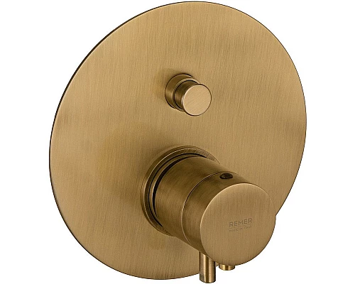 Купить Смеситель для душа Remer Minimal Thermo NT09KBVO с термостатом Бронза в магазине сантехники Santeh-Crystal.ru