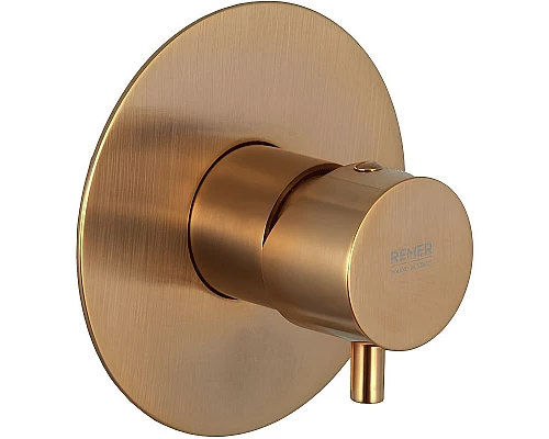 Приобрести Смеситель для душа Remer Minimal Thermo NT30VO с термостатом Медь в магазине сантехники Santeh-Crystal.ru