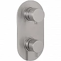 Смеситель для душа Remer Minimal Thermo NT93KBNPO с термостатом Никель брашированный