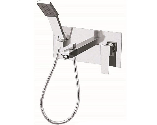 Заказать Смеситель для ванны Remer Qubica Q04 Хром в магазине сантехники Santeh-Crystal.ru