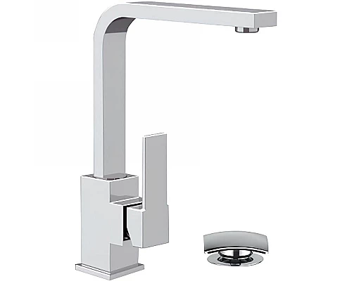 Приобрести Смеситель для раковины Remer Qubica Q10G Хром в магазине сантехники Santeh-Crystal.ru