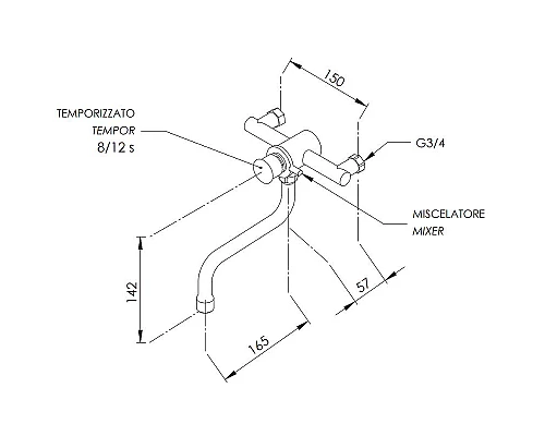 Заказать Смеситель для кухни Remer Tempor TE41M Хром в магазине сантехники Santeh-Crystal.ru