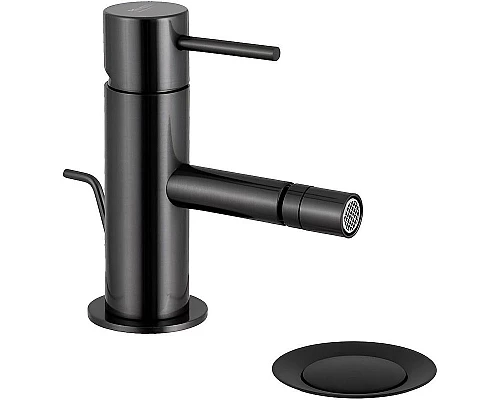 Заказать Смеситель для биде Remer X-Style X20CFP Черный хром брашированный в магазине сантехники Santeh-Crystal.ru