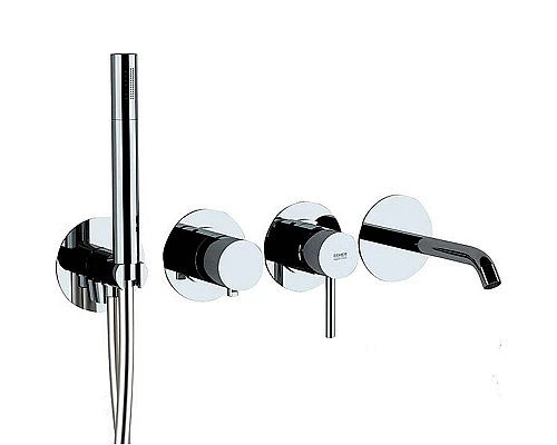 Приобрести Смеситель для ванны Remer X-Style X96S03ROXXG Хром в магазине сантехники Santeh-Crystal.ru