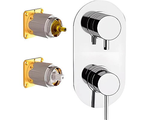 Заказать Смеситель для душа Remer X-Style X92KB Хром в магазине сантехники Santeh-Crystal.ru