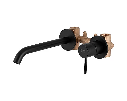 Заказать Смеситель для раковины Remer X-Style X15PLNO Черный матовый в магазине сантехники Santeh-Crystal.ru