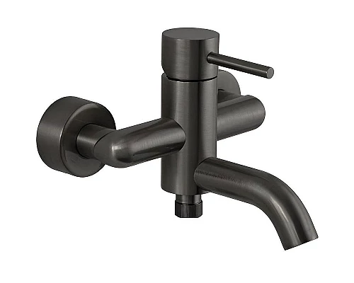 Заказать Смеситель для ванны Remer X-Style X05CFP Черный хром брашированный в магазине сантехники Santeh-Crystal.ru