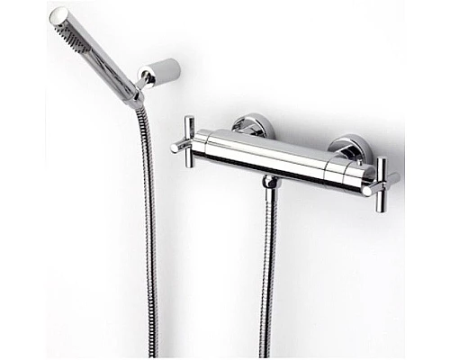 Купить Смеситель для душа Roca Loft 5A1343C00 с термостатом Хром в магазине сантехники Santeh-Crystal.ru